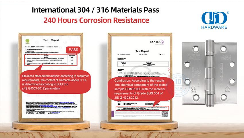 316 Stainless Steel Door Hinges: Durability, Corrosion Resistance, And Aesthetic Appeal