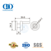 Stainless Steel Glass Fitting Anti-jumping Device Furniture Accessory-DDSL001-3