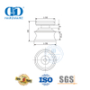 Stainless Steel Glass Fitting Door Hardware Sliding Door Hanging Roller Hardware Pivot For Bathroom Door-DDGS109