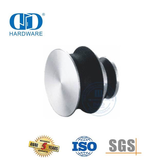 Stainless Steel Sliding Roller Furniture Accessory Sliding Door Tube Glass Fitting For Bathroom Door-DDGS107