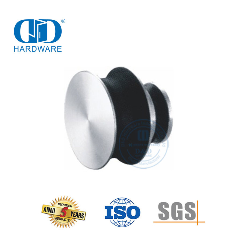 Stainless Steel Sliding Roller Furniture Accessory Sliding Door Tube Glass Fitting For Bathroom Door-DDGS107