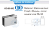 Stainless Steel Shower Cubicle Partitions Frameless Glass Shower Panel Support Bar Connector-DDSC012