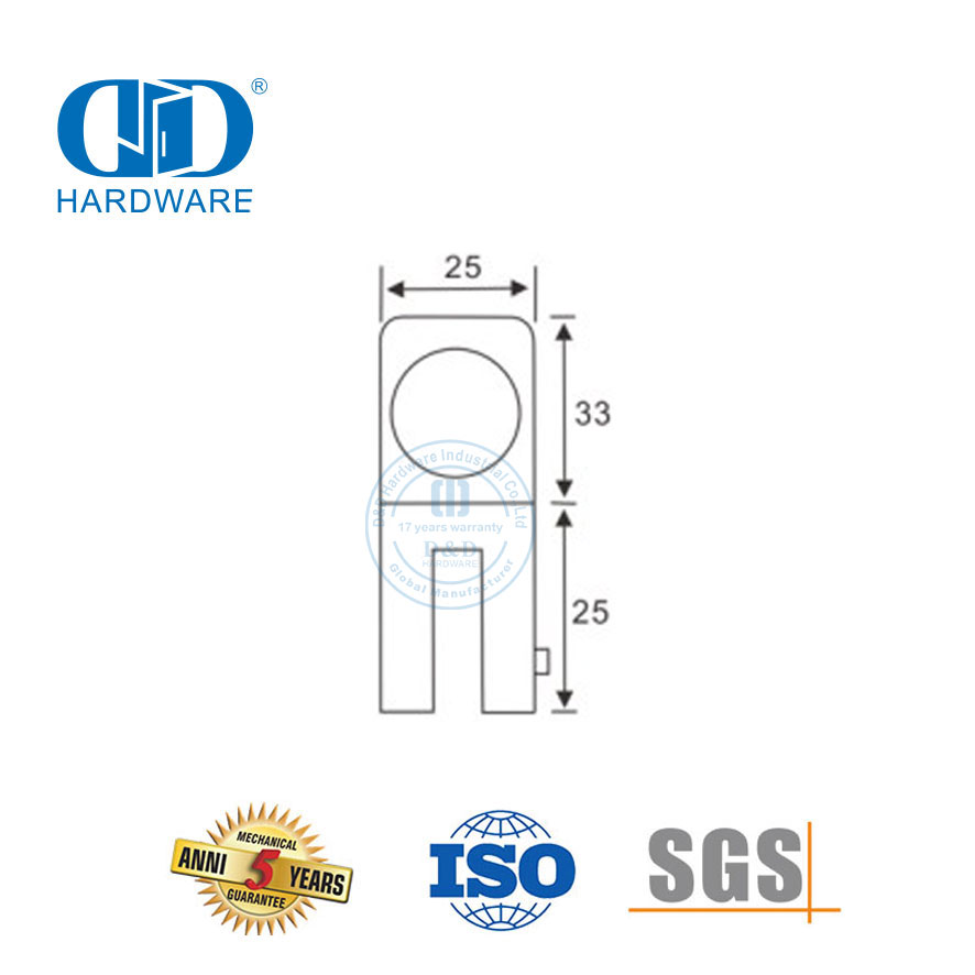 Stainless Steel Shower Cubicle Partitions Shower Room Glass Fixing Rod Hardware Fittings Corner Connectors-DDSC031