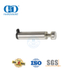 Stainless Steel Restroom Hardware Glass Clamp Clip Glass Door Stop with Hook-DDWC005