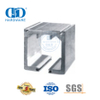 Folding Top Hung Stainless Steel Sliding Glass Clamp Folding Door System Glass Accessories For Bathroom Lavatory-DDGS148