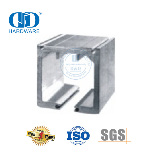 Folding Top Hung Stainless Steel Sliding Glass Clamp Folding Door System Glass Accessories For Bathroom Lavatory-DDGS148