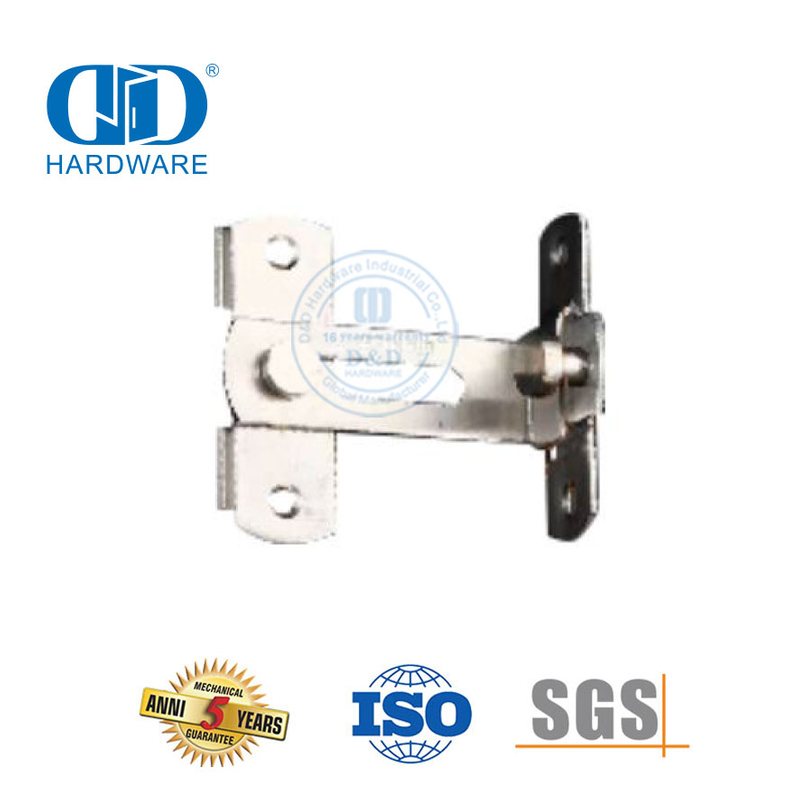 Stainless Steel Storeroom Exterior Outside Door Lock Guard Crank Type Hotel Home Security Door Guard-DDDG014