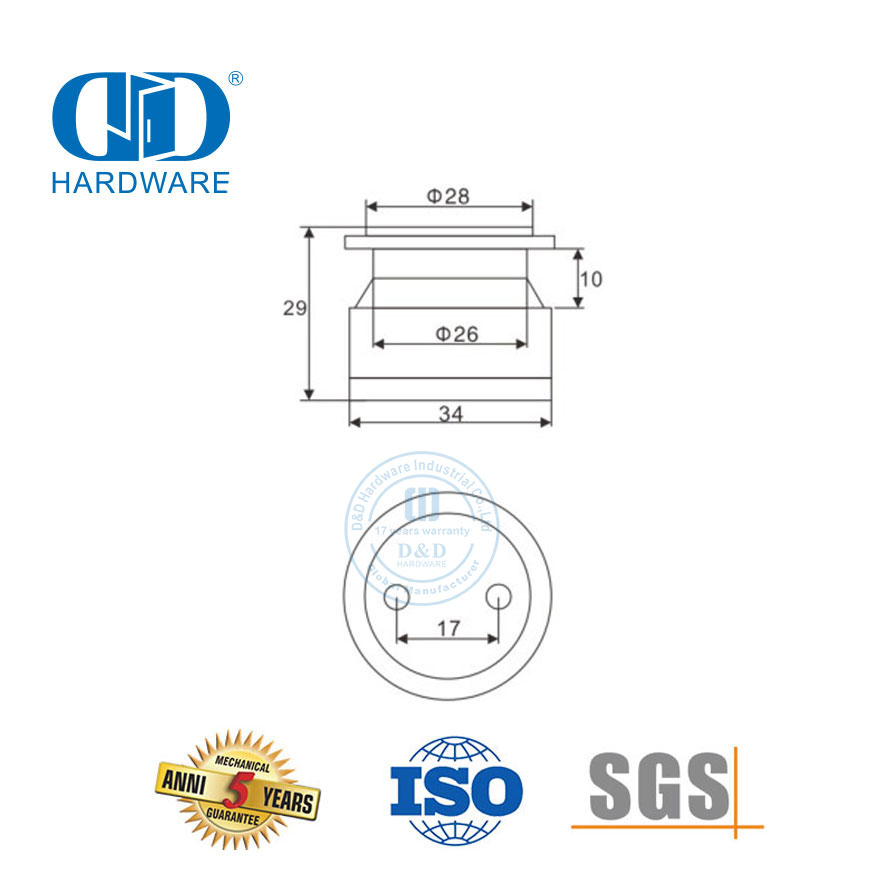 Wholesale Stainless Steel Sliding Door Hardware Rollers Glass Piont Fitting Furniture Hardware-DDGP020