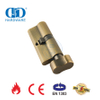 Antique Brass Euro Profile EN 1303 Toilet Door Cylinder for Mortise Lock-DDLC007-70mm-AB