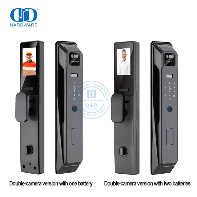 New 3D Face Recognition Palm Vein Fingerprint Card Electron Security Home Digital Smart Door Lock -DDEL005