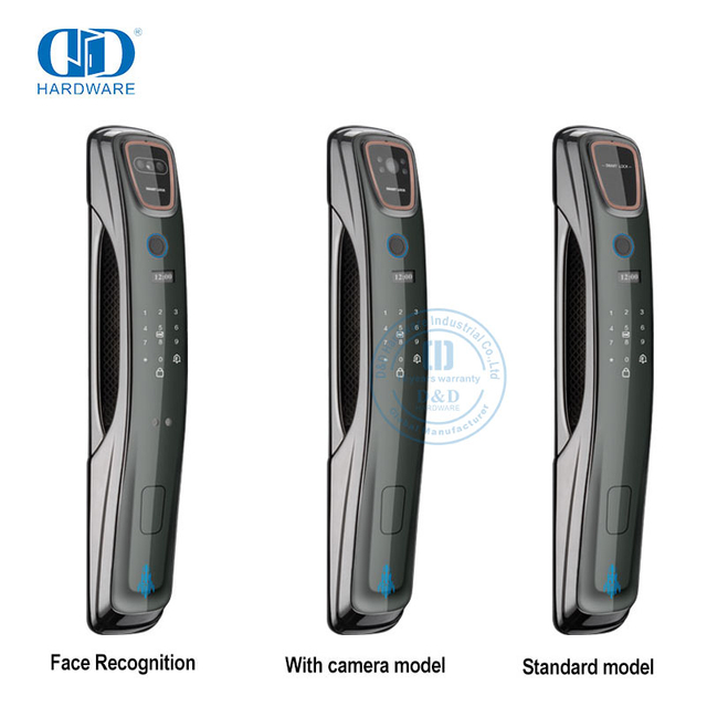 New Design Wifi Remote Capture with Camera Key Fingerprint Smart Door Lock-DDEL010