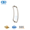 Brushed Nickel Stainless Steel Crescent Curved Glass Door Pull Handles-DDPH004