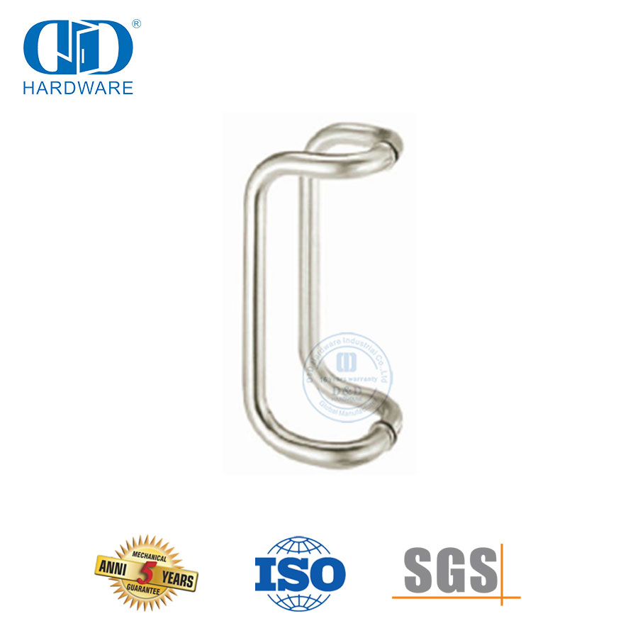 Curved High Quality Commercial Glass Door Handle Pull Push for Glass Door-DDPH005