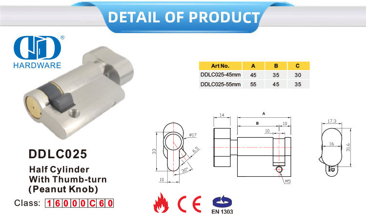 Modern Style Lock Cylinder