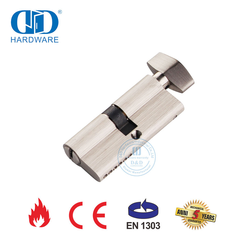EN 1303 High Security Front Door Single Cylinder with Turn-DDLC002-70mm-SN