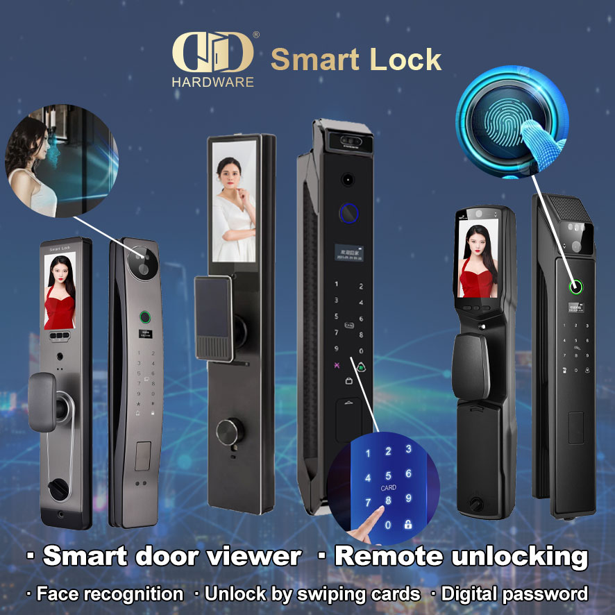 Smart Lock Fingerprint Electronic Keyless Entry APP Control Door Lock-DDEL017