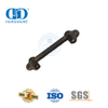 Stainless Steel China Factory Black Color Cast Iron Twisted Wrought Barn Door Handle Double Sided Door Handle-DDBD119