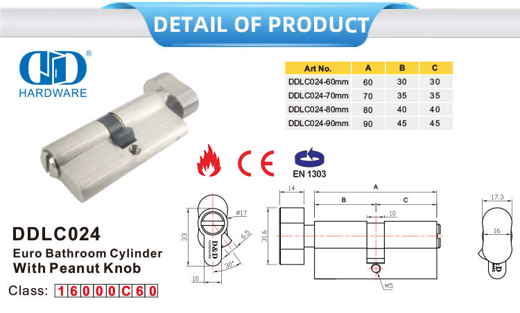 Brass Thumb Turn Cylinder