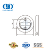 High Quality Hidden Recessed Concealed Door Handle Stainless Steel Solid Flush Pull Ring-DDFH013