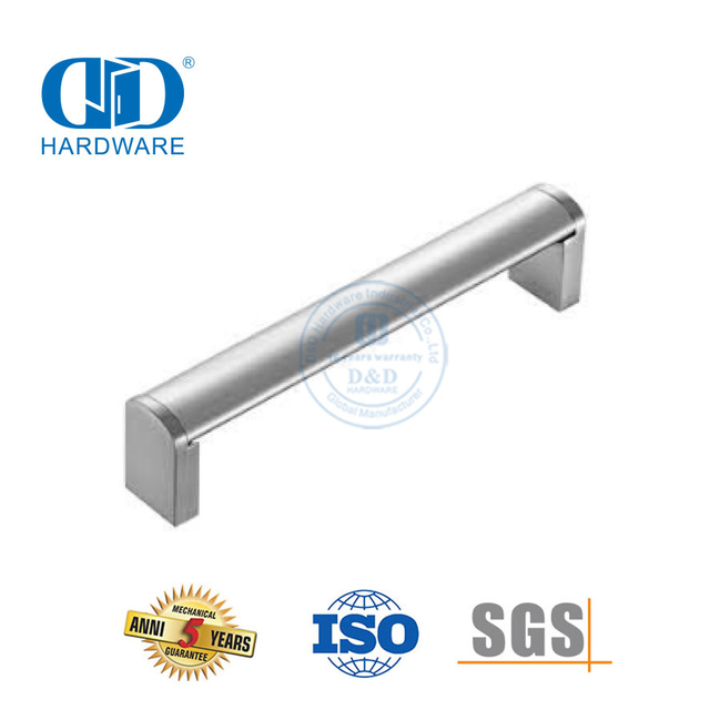Popular Square Hollow Cabinet Hardware Kitchen Door Cabinet Pulls Stainless Steel Furniture Handles Cabinets Luxury-DDFH025