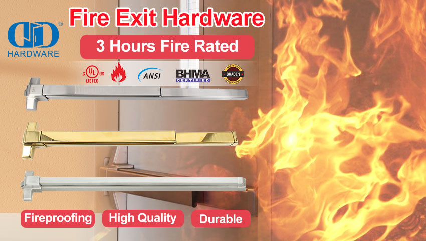 Fire-Exit Hardware that meets ANSI Grade 1 and UL 10C standards