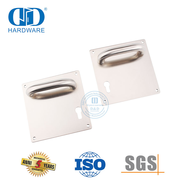 Factory Supply Hotel Fire Building Entry Door Stainless Steel Lever Handles-DDTP001-SSS