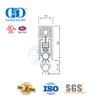 Aluminum Sound Proof Anodized Medium Duty Weather Stripping Drop Sliding Door Bottom Seal-DDBS001