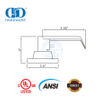 Tubular ANSI Grade 1 High Security Keyhole Smooth Opening Lockable Lock For Commercial Interior Door Lockset-DDLK009