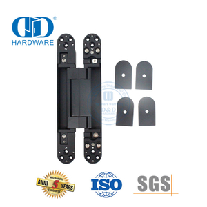 Factory Hot Sale Zinc Alloy Easy Installation 3D Concealed Invisible Furniture Hardware Heavy Duty Inside Outer Hinge-DDCH008-G120