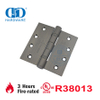 American Standard UL Listed ANSI Fire Rated Stainless Steel Ball Bearing Round Corner Hinge Commercial Metal Wooden Door Hinge-DDSS001-FR-4X4X3mm