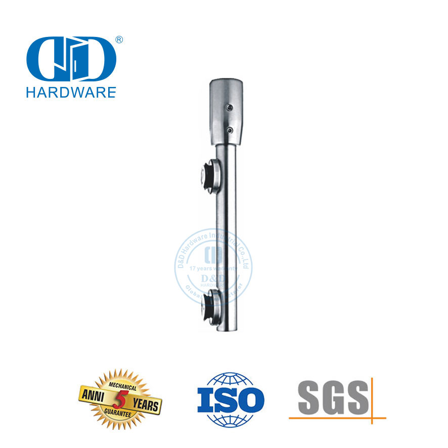 Stainless Steel Glass Door Fittings Pivot Pole with Single Point Fixing Glass Hardware-DDGP003
