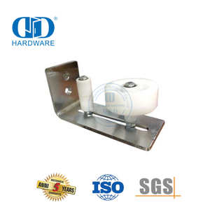 Easy Install Stainless Steel Black Outside Outdoor Sliding Barn Door Floor Guide Door Bottom Floor Guide-DDBD089