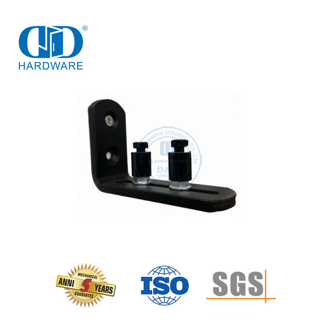 Stainless Steel Quiet Double Kit Sliding Barn Door Hardware Heavy Duty Barn Door Hardware Set Track Kit-DDBD077