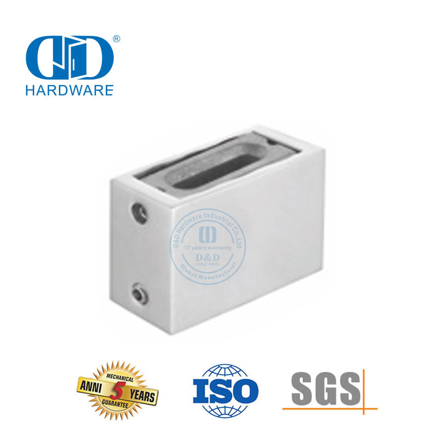 Stainless Steel Glass Hardware Sliding Door Hardware Wall Stand-DDSL001-6