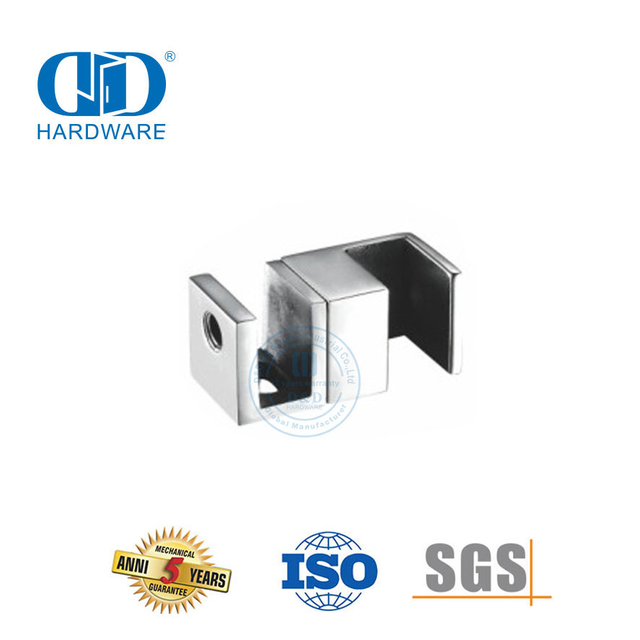 Stainless Steel Shower Sliding Door Hardware Glass Connector Hardware Glass Fitting-DDSL002-6