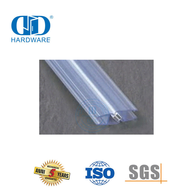 Rubber Seal Strip Glass Door Accessories Shower Door Sliding Glass Door Bathroom PVC Waterproof Seal Strip-DDWS003
