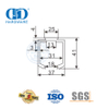 Door Clamp Stainless Steel Alumium Glass Partition Hanging Sliding Door Rails Door Fitting For Sliding Door-DDGS139