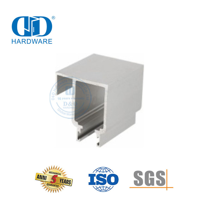 Hotel Office Building Hardware Stainless Steel Iron Glass Hardware Sliding Door Tube For Bathroom-DDGS144