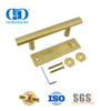 Stainless Steel Wooden Door Double Side Barn Door Handle Commercial Application Hollow Lever Handle-DDBD101 SB