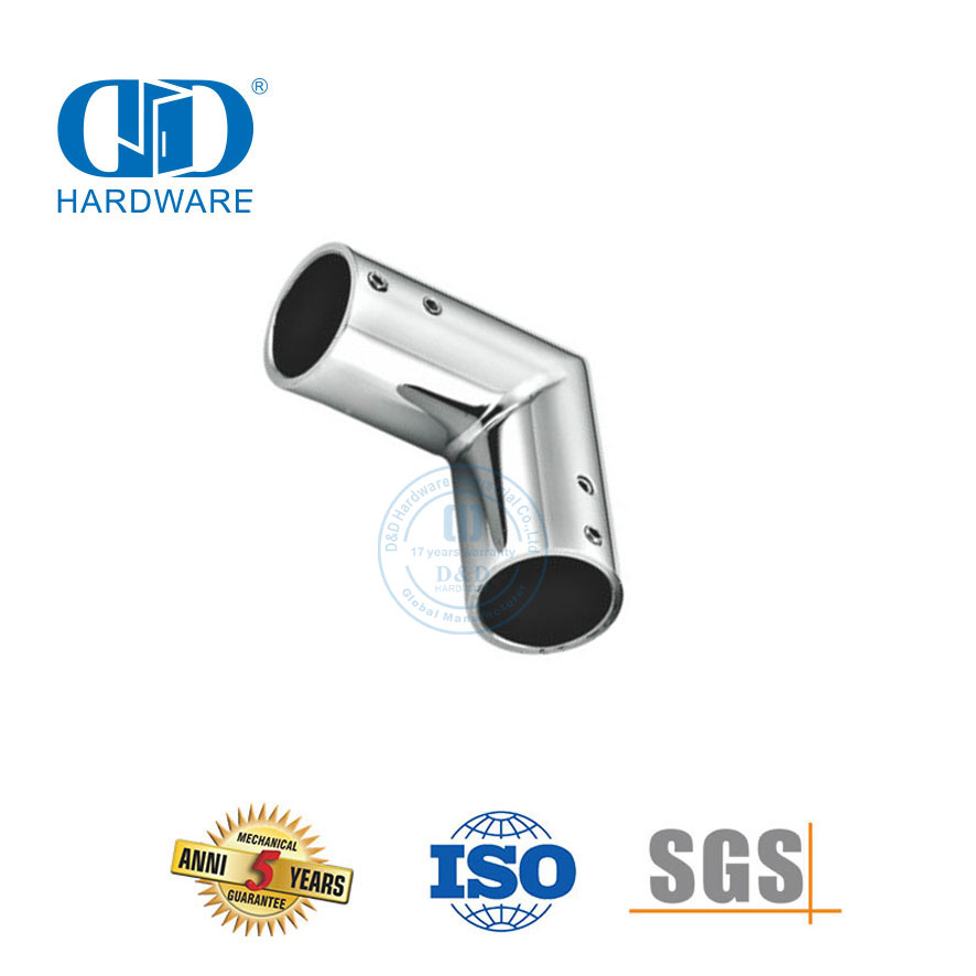 Stainless Steel Commercial Shower Cubicle System Glass Panel Bracket Connector Clamp Clip Connector-DDSC035