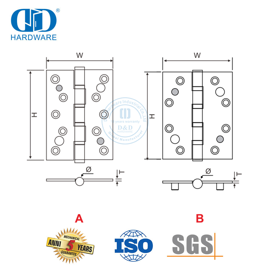 outdoor door hinges