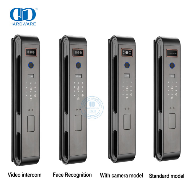 Advanced Electronic Security Smart Camera Fingerprint Digital Face Intelligent Door Lock -DDEL002