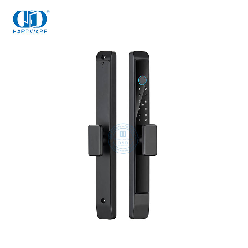 Touchscreen Keypad Digital Smart Fingerprint Keyless Entry Door Lock with Reversible Handle -DDDL010
