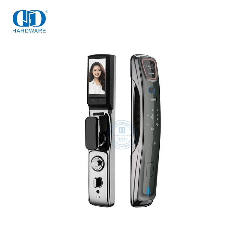 New Design Wifi Remote Capture with Camera Key Fingerprint Smart Door Lock-DDEL010
