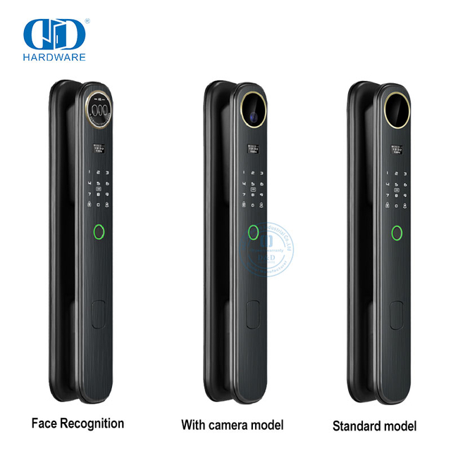 Facial Recognition Fingerprint Outdoor Smart Door Lock with Camera Remote Video Call-DDEL024
