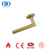 Satin Brass EN 1906 Door Lock Security Accessories Golden Lever Handles-DDTH003-SB
