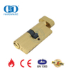Wooden Door Hardware Knob Key Cylinder with EN 1303 Certification-DDLC004-70mm-SB