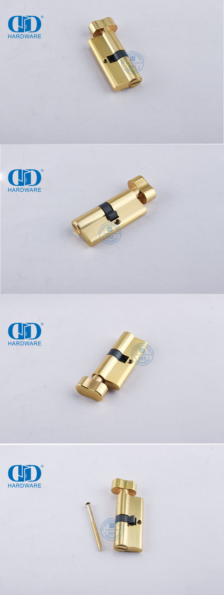 Polished Brass Lock Cylinder