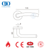 EN 1906 Bedroom Door Hardware Stainless Steel Hollow Lever Handle-DDTH006-SSS