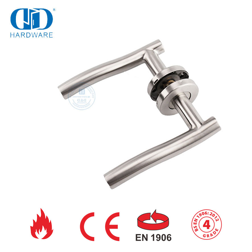 EN 1906 Metal Main Door Hardware Flush Mount Door Handle-DDTH007-SSS